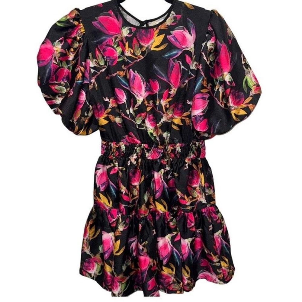 DELFI Mini Dress Floral - Picture 1 of 3